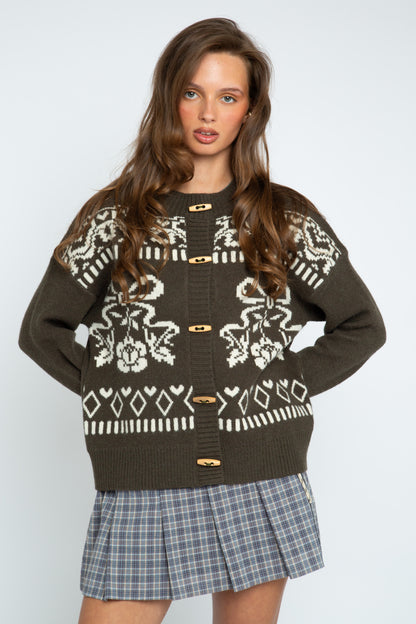 Greta Toggle Cardigan