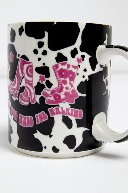 Cowboy Cow Printed Mug