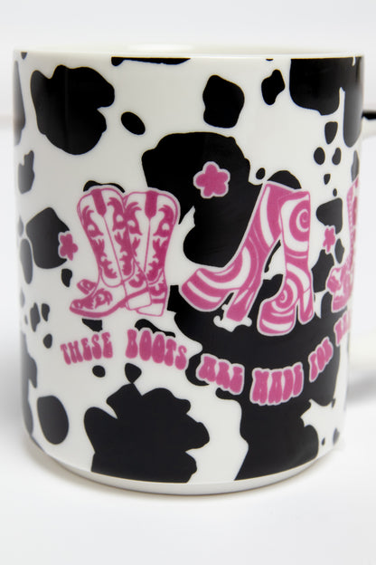 Cowboy Cow Printed Mug