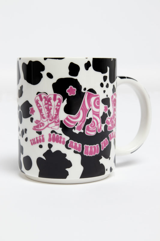 Cowboy Cow Printed Mug
