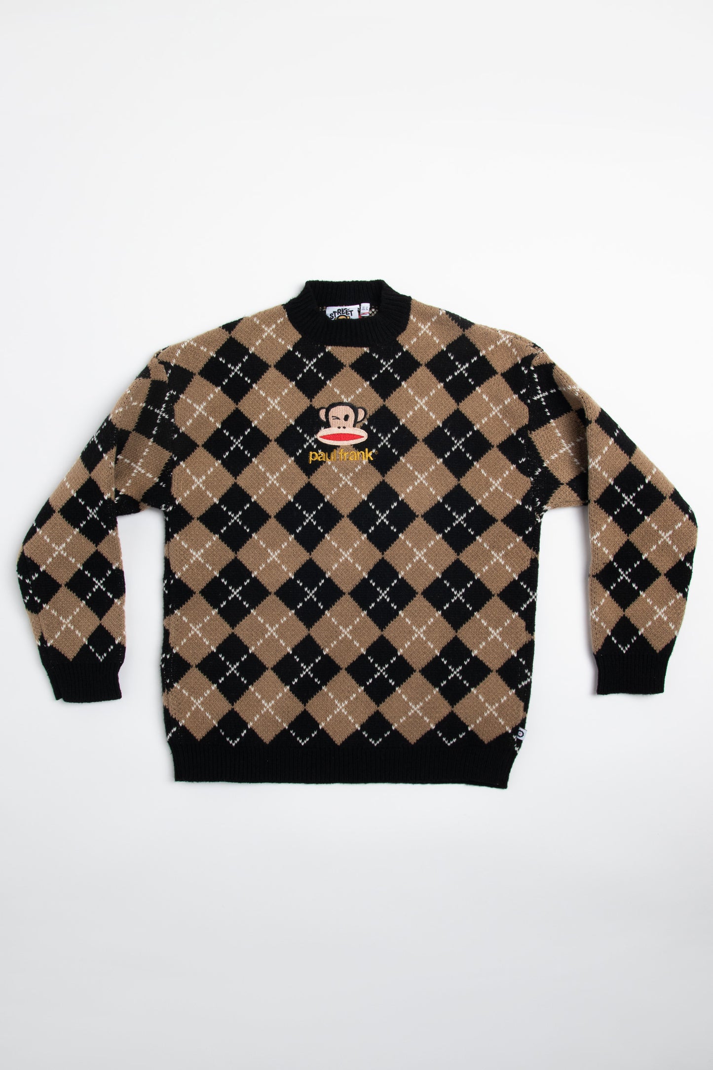 Paul Frank x Daisy St. Knitted Argyle Jumper