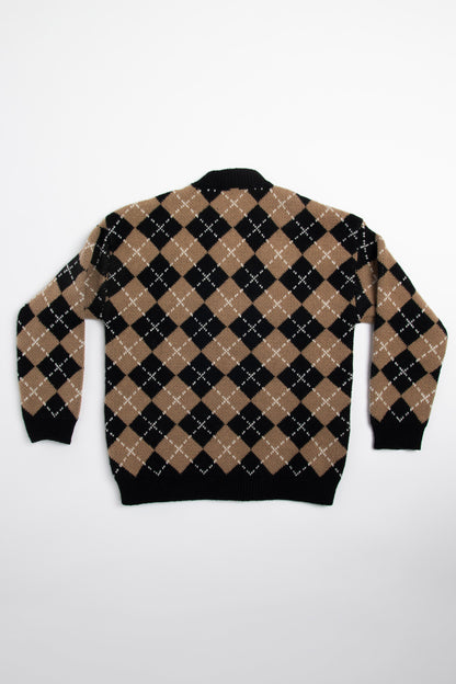 Paul Frank x Daisy St. Knitted Argyle Jumper