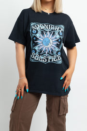 Daisy Street Relaxed T-Shirt with Midnight Solstice Graphic