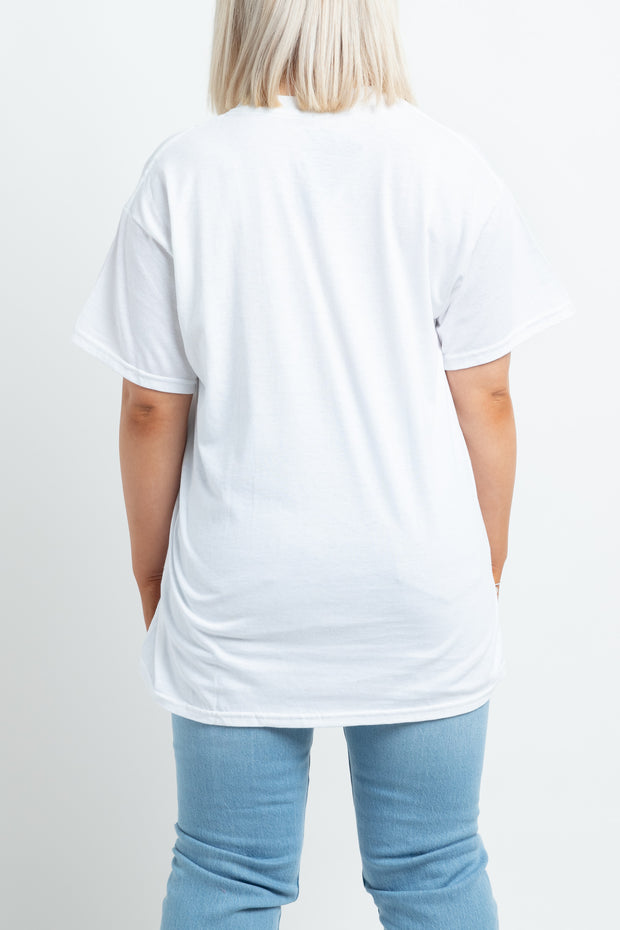 Daisy Street White Pride T-Shirt