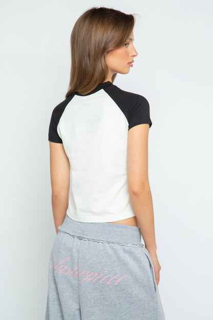 Janie Raglan Baby Tee