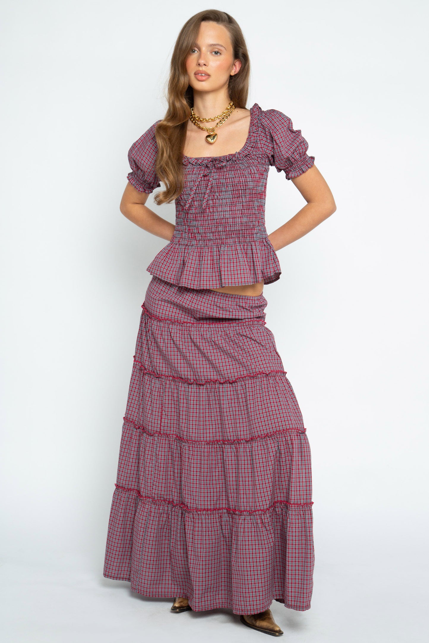 Katerina Shirred Blouse