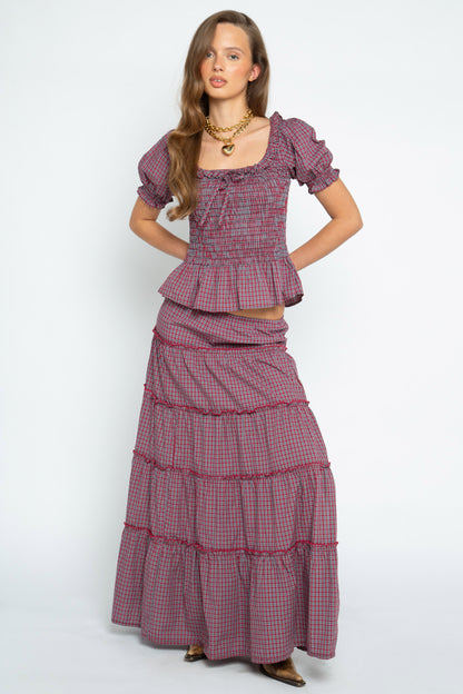 Katerina Shirred Blouse