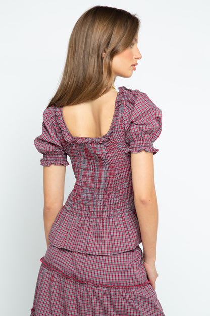 Katerina Shirred Blouse