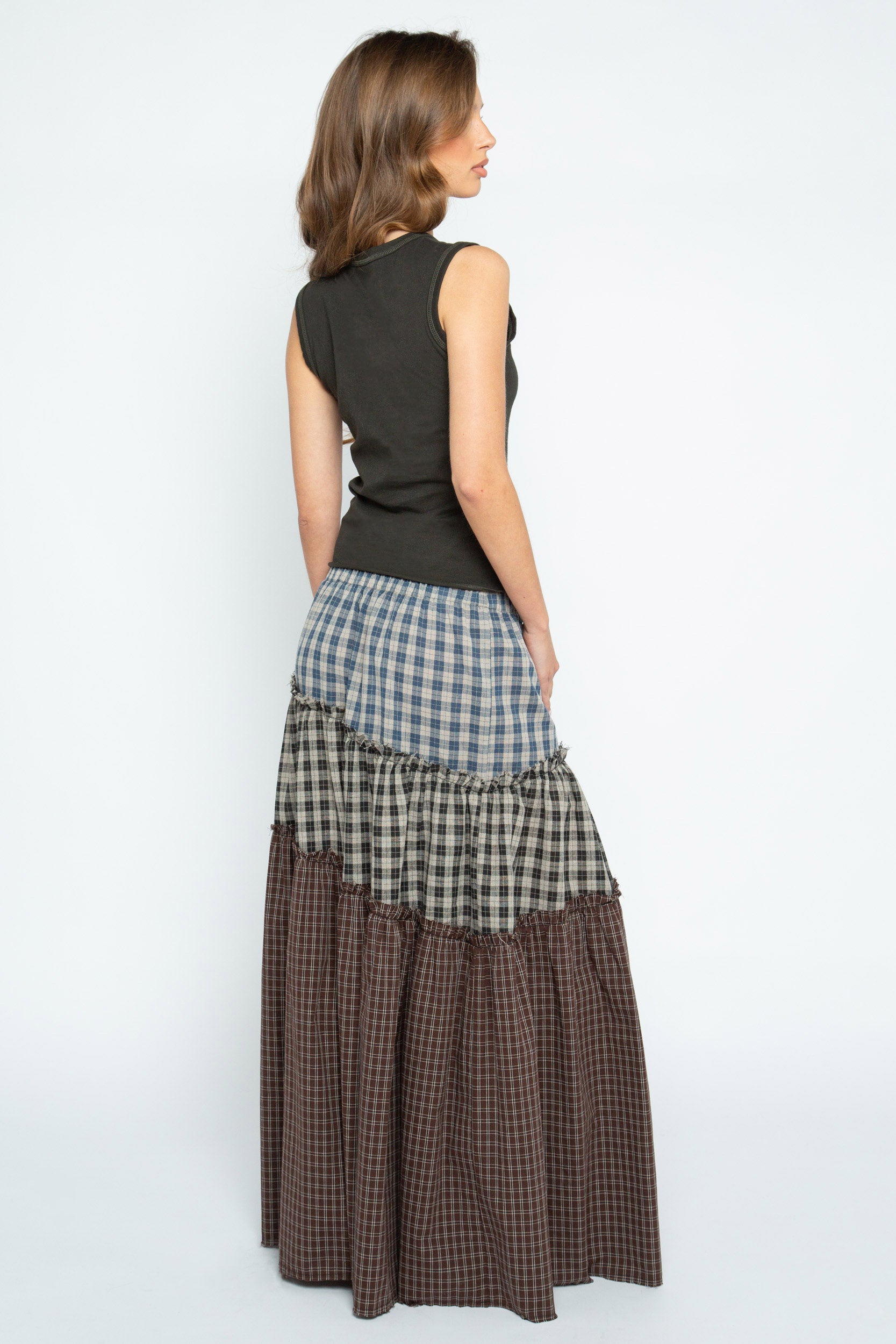 Lula Maxi Patchwork Skirt – Daisy Street