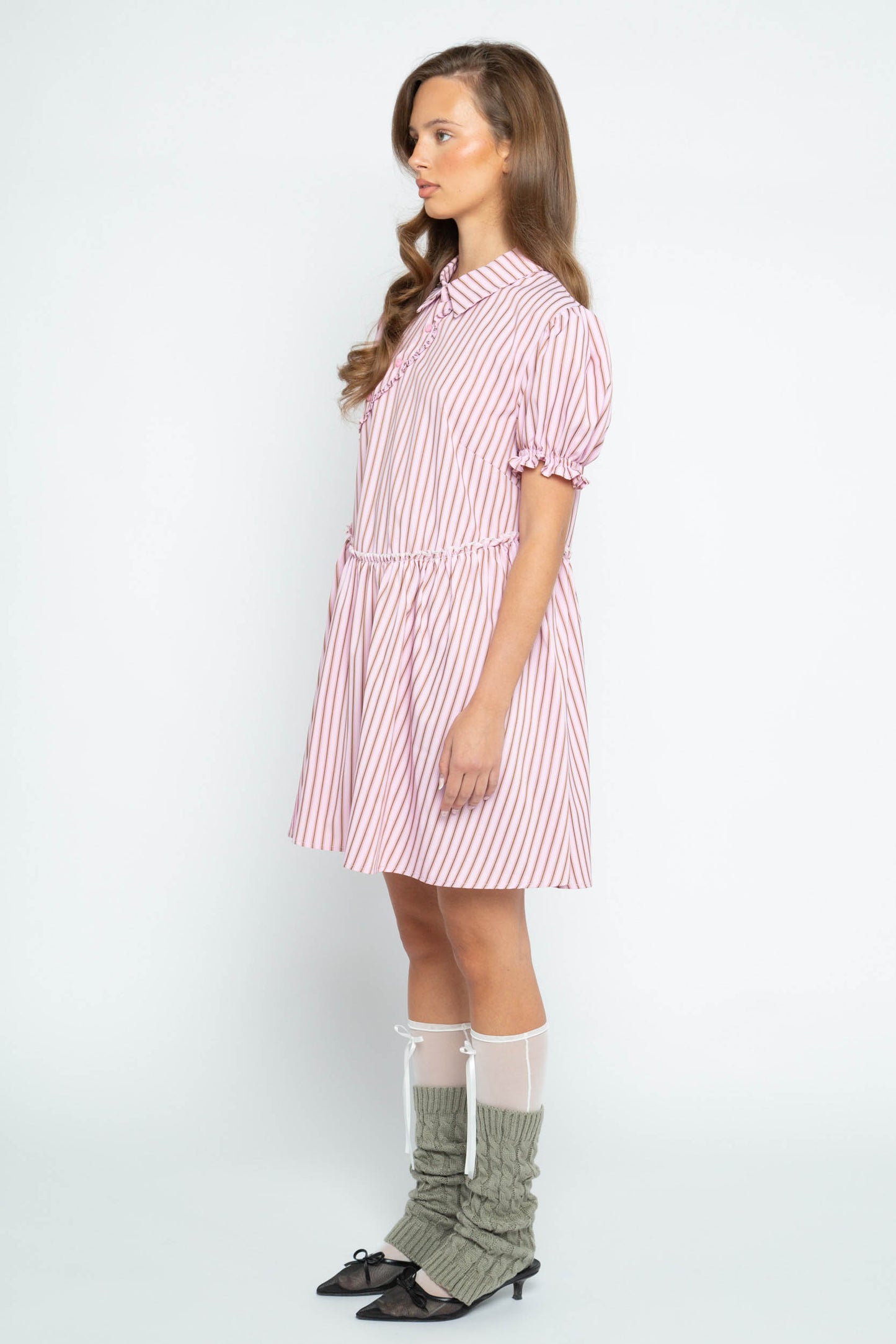 Cherub Stripe Shirt Dress