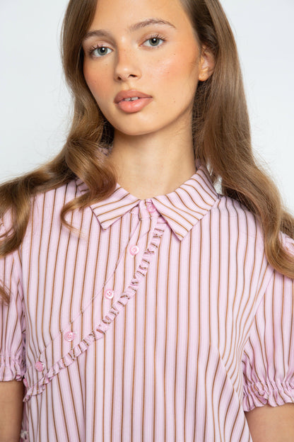 Cherub Stripe Shirt Dress