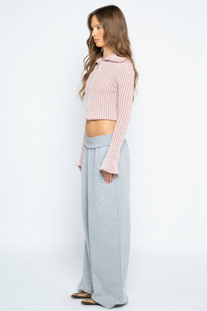 Polly Ribbed Cardigan