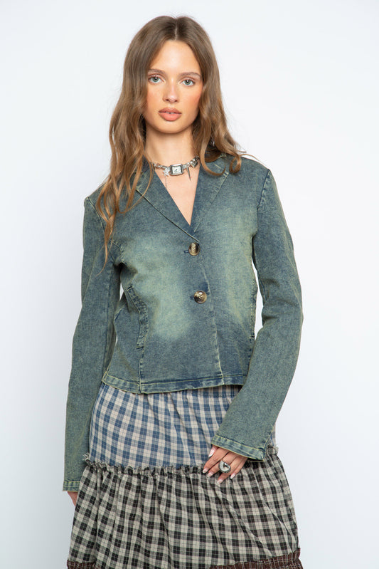 Sabrina Denim Blazer