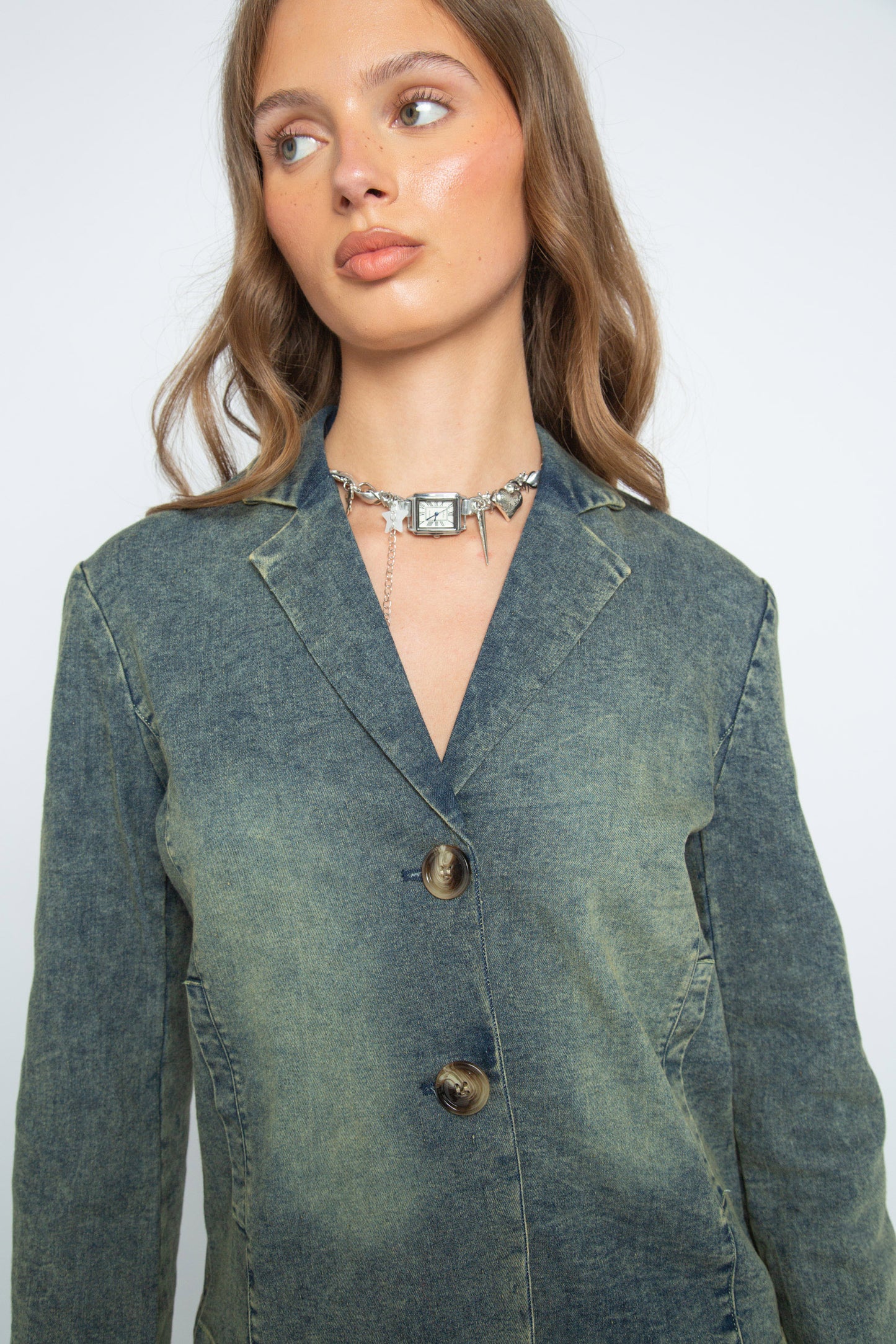 Sabrina Denim Blazer