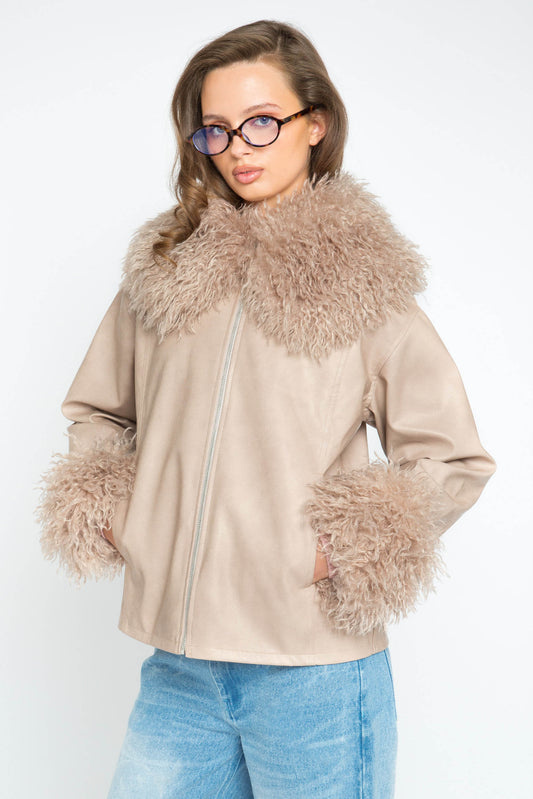 Ginger Suedette Jacket