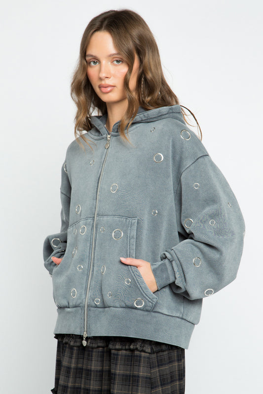 Quartz Zip Up Hoodie