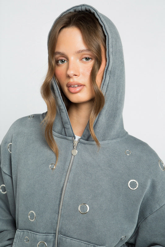 Quartz Zip Up Hoodie