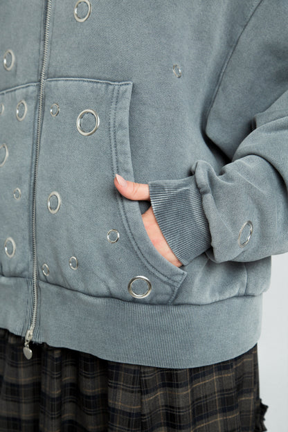 Quartz Zip Up Hoodie
