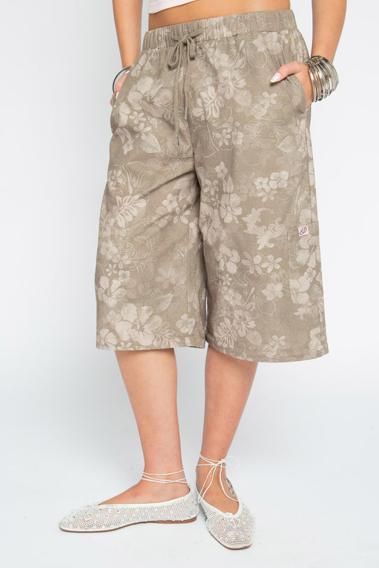 Hibiscus 2-in-1 Trousers & Shorts