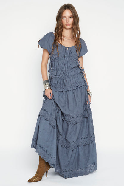 Ruey Gathered Maxi Dress