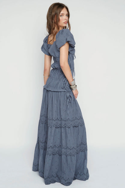 Ruey Gathered Maxi Dress