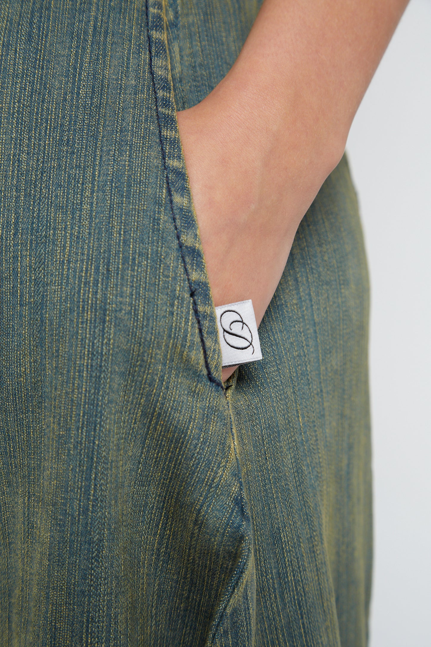 Rhea Denim Maxi Dress