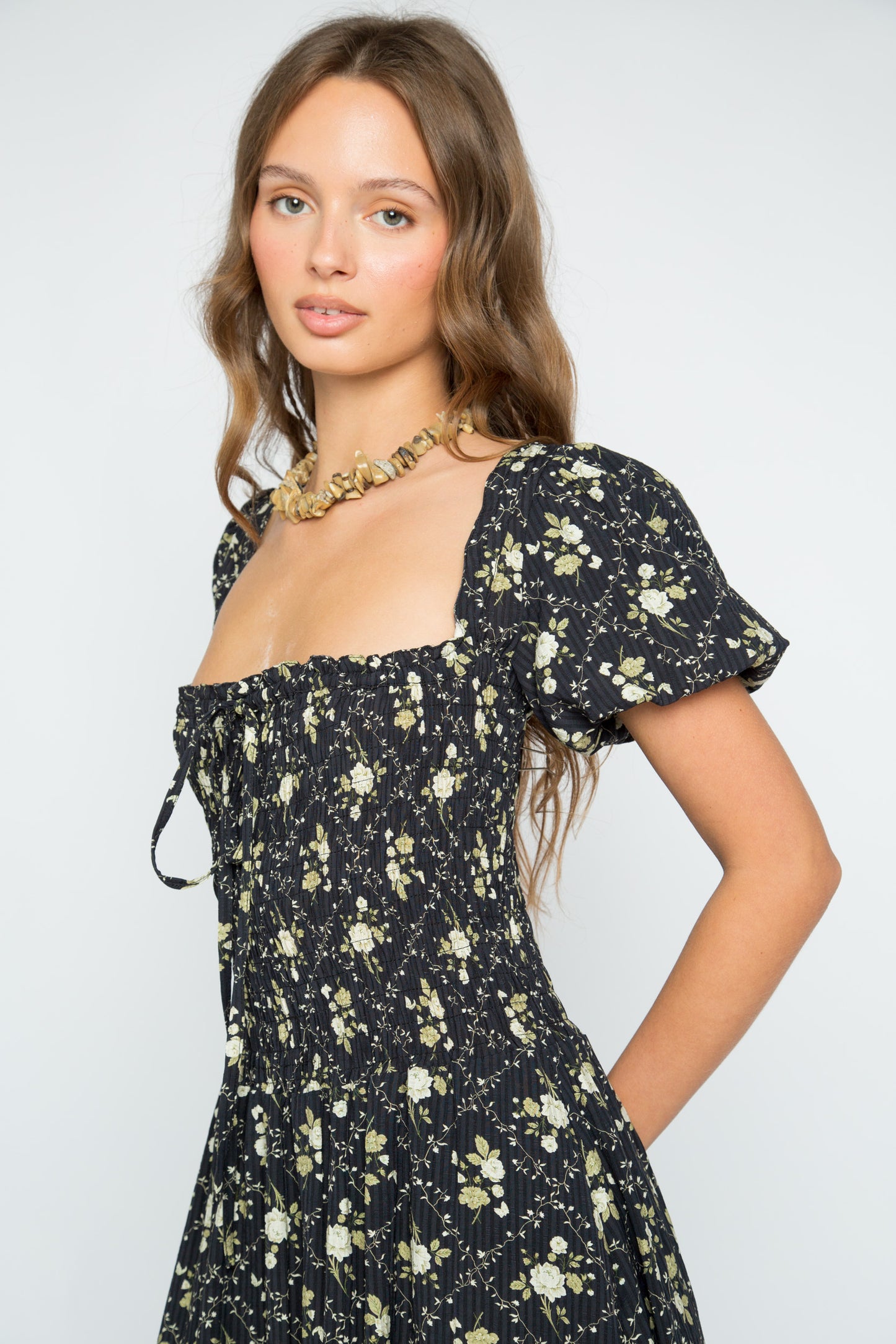 Picnic Ditsy Floral Midi Dress