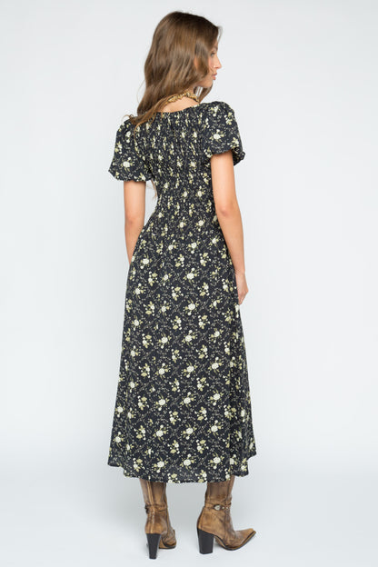 Picnic Ditsy Floral Midi Dress