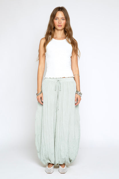 Sage Balloon Trousers