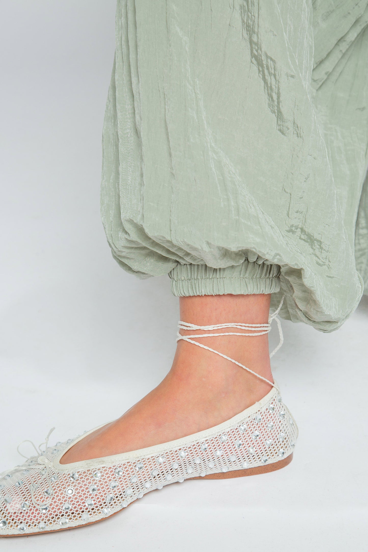 Sage Balloon Trousers