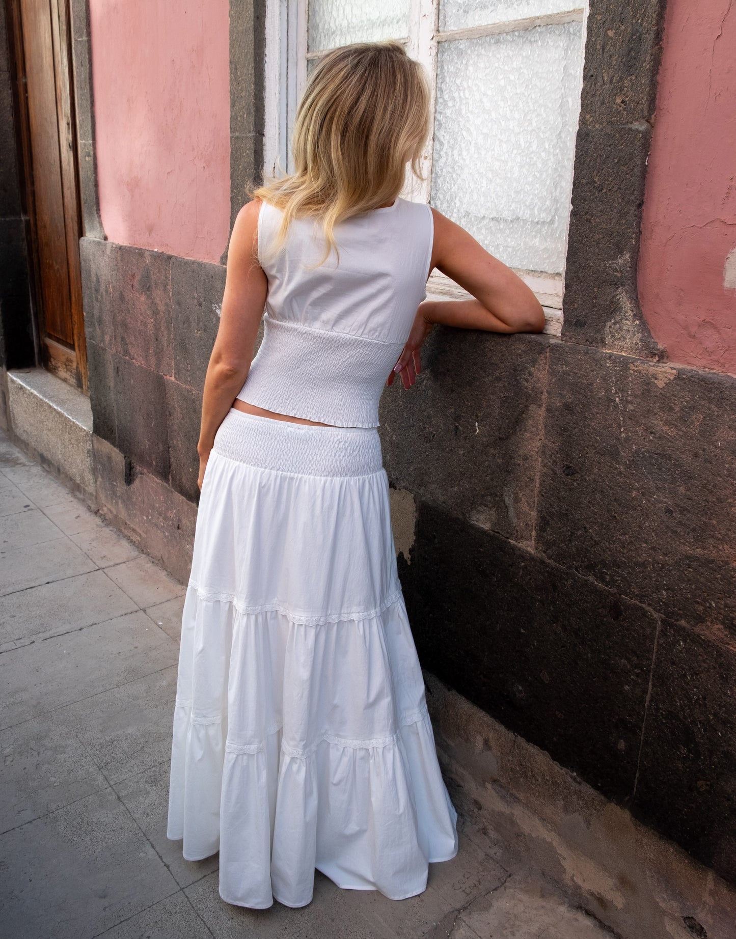 Emma Jean X Daisy St. Broderie Maxi Skirt