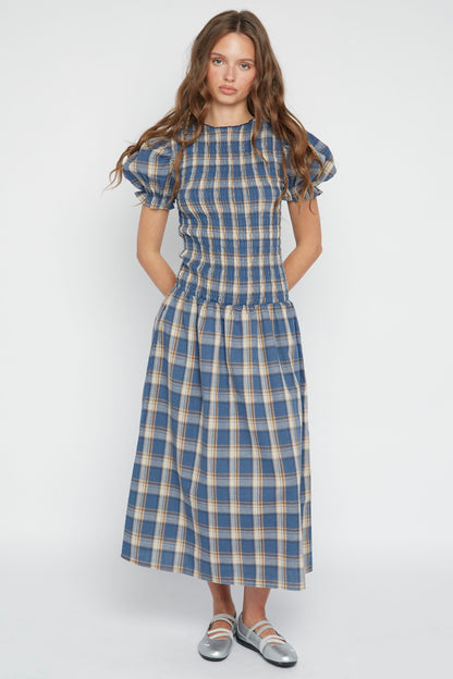Baye Check Midi Dress