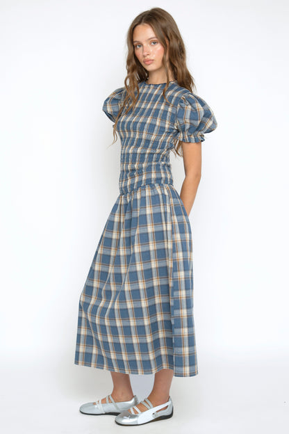 Baye Check Midi Dress