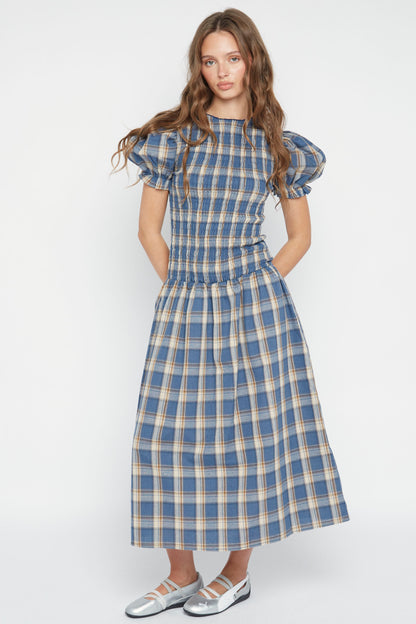 Baye Check Midi Dress