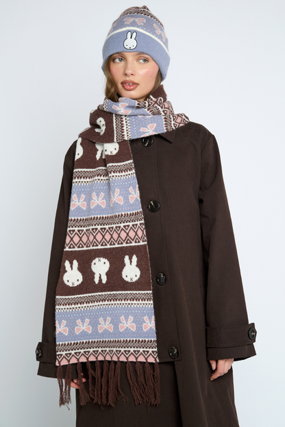 Miffy x Daisy St. Intarsia Scarf