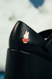 Miffy X Daisy Street Mary Jane Heels in Black