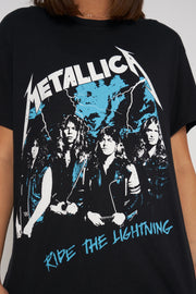 Daisy Street Licensed Relaxed T-Shirt With Metallica Print