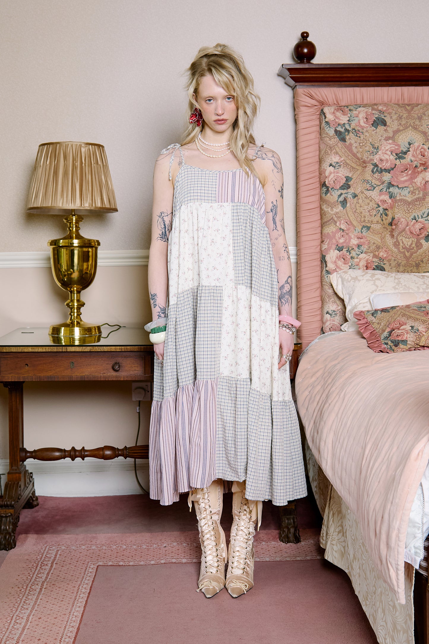 Picnic Patchwork Midaxi Dress