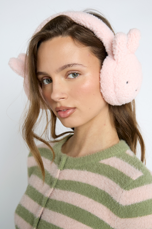 Miffy x Daisy St. Pink Miffy Ear Muffs