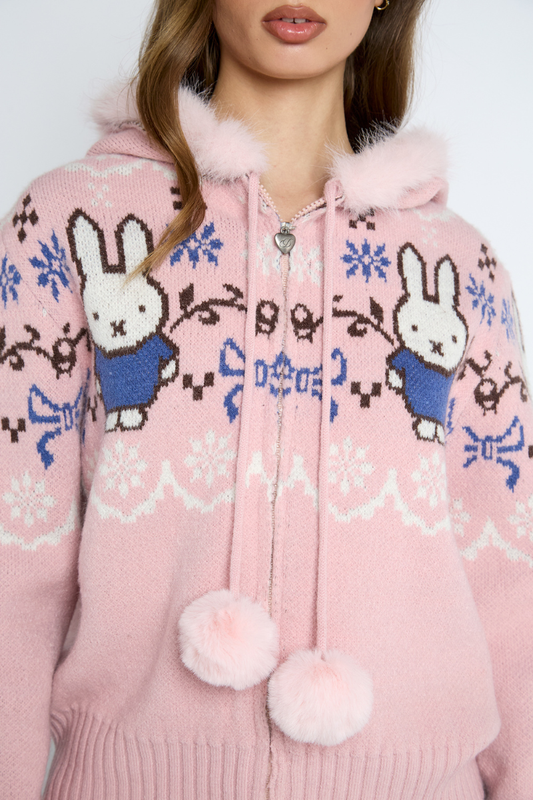 Miffy x Daisy St. Taffy Knit Hoodie