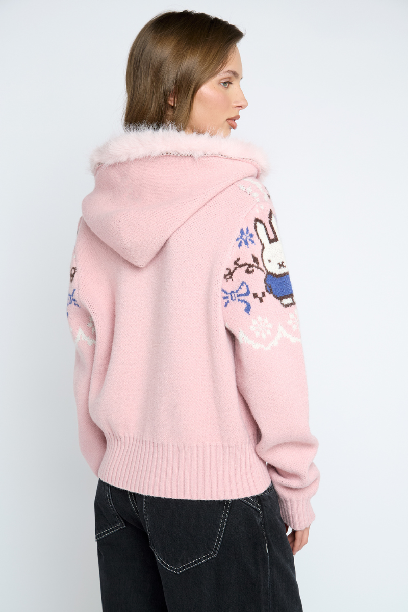 Miffy x Daisy St. Taffy Knit Hoodie