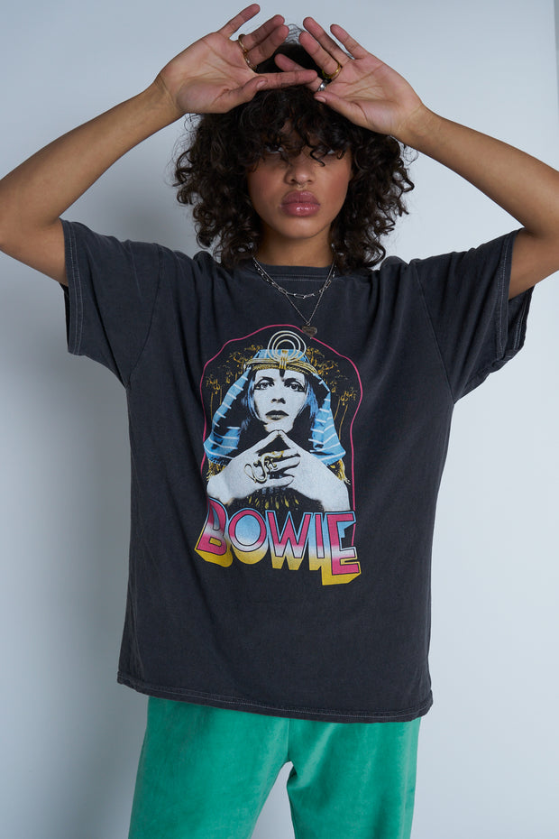 Daisy Street Licensed Relaxed T-Shirt With Bowie Print