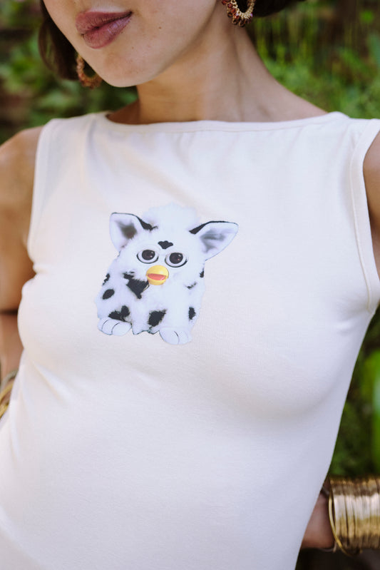 Furby Yellow Tank Top