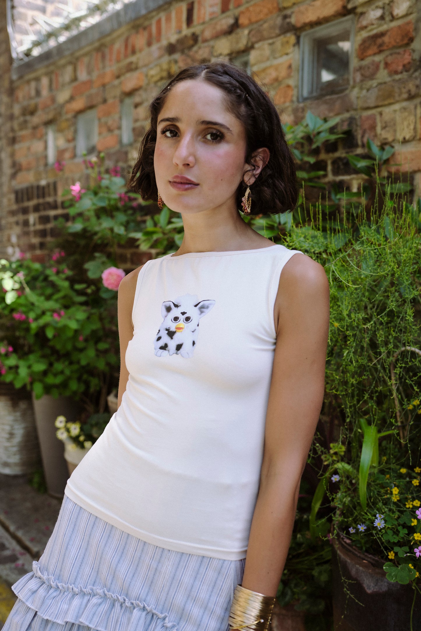 Furby Yellow Tank Top