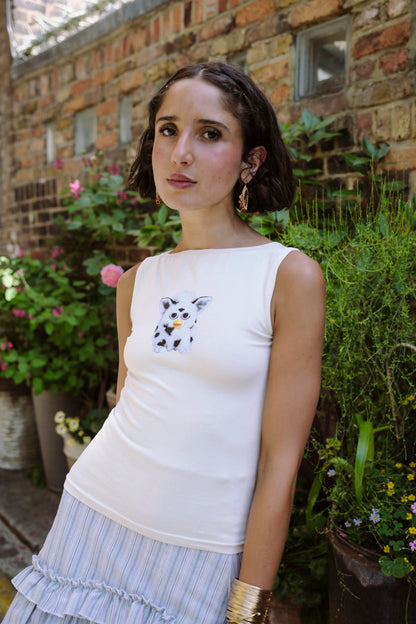 Furby Yellow Tank Top