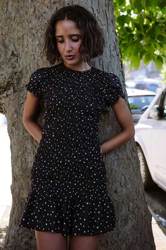 Loetta Ditsy Floral Mini Dress