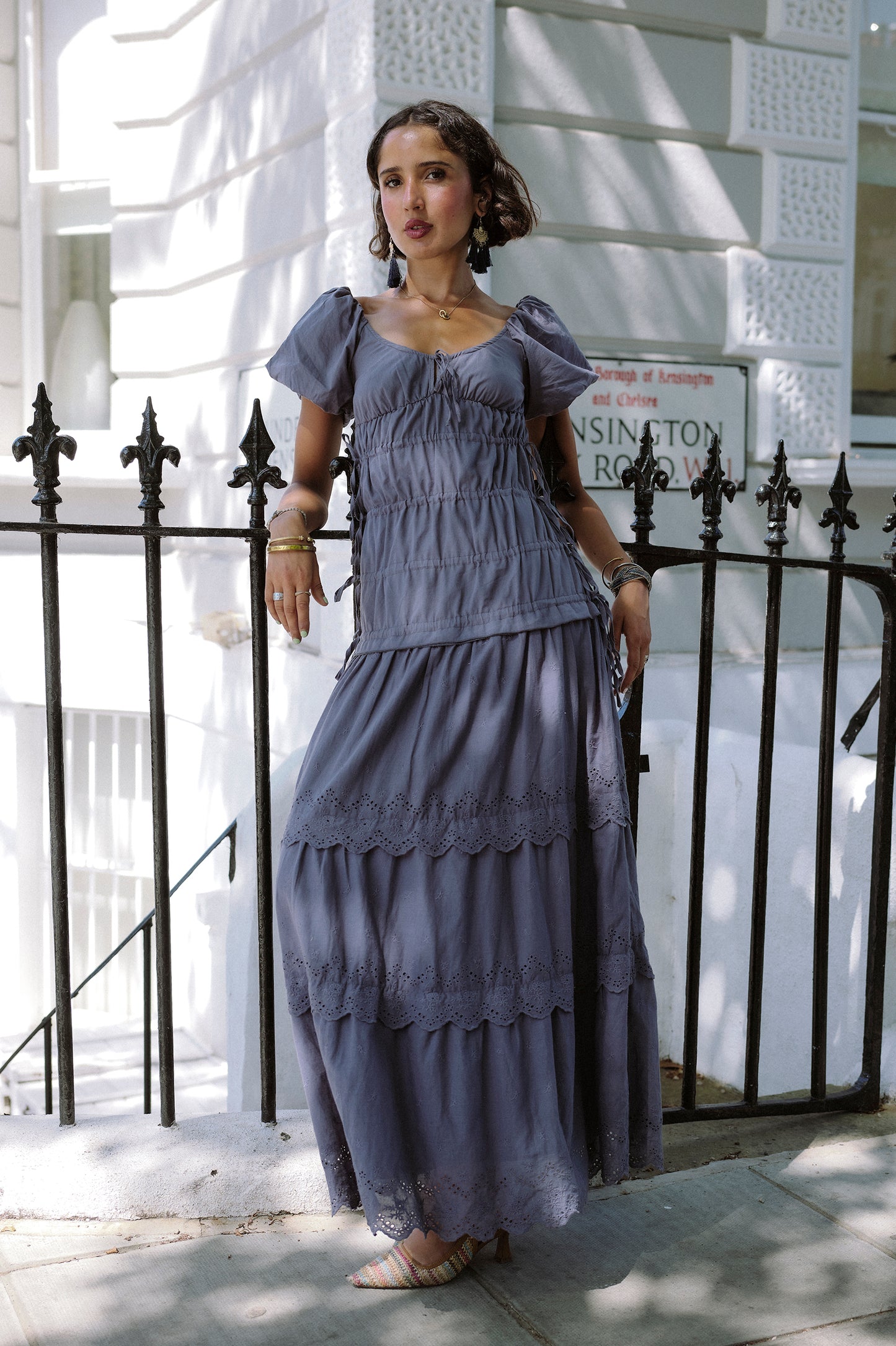 Ruey Gathered Maxi Dress
