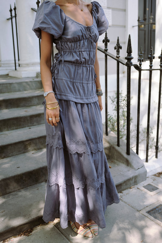 Ruey Gathered Maxi Dress