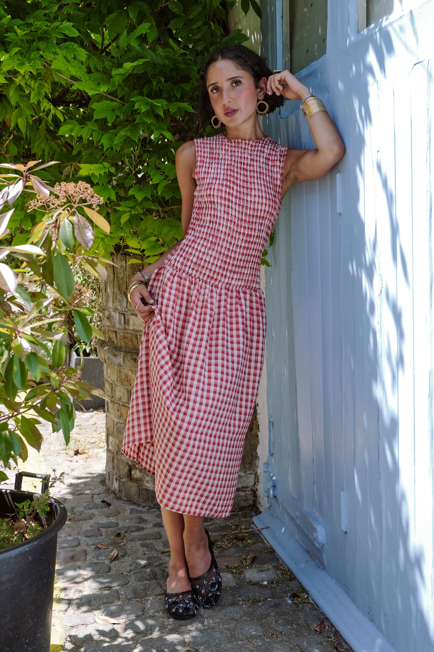 Aicha x Daisy St. Baye Midi Dress