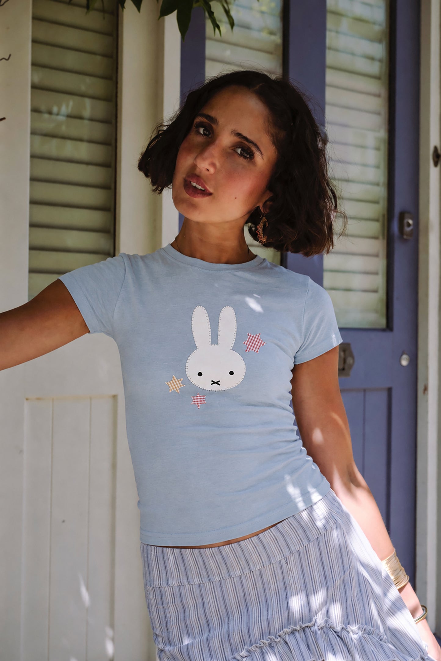 Miffy x Daisy St. Patchwork Baby Tee